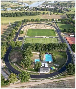 wielerbaan luchtfoto