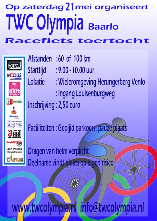 toertocht twcolympia